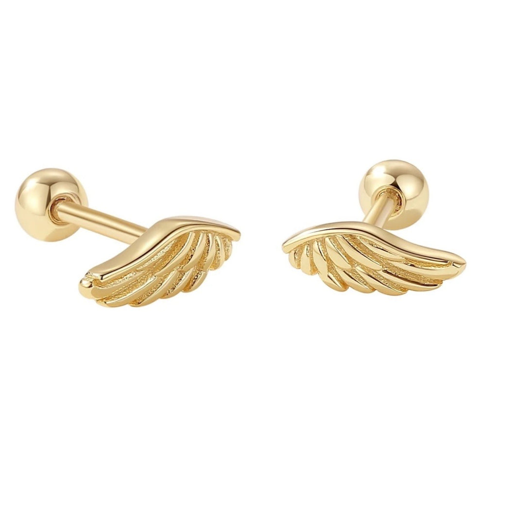 Angel Wings Piercing Studs