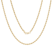 Load image into Gallery viewer, 14K Rope Necklace