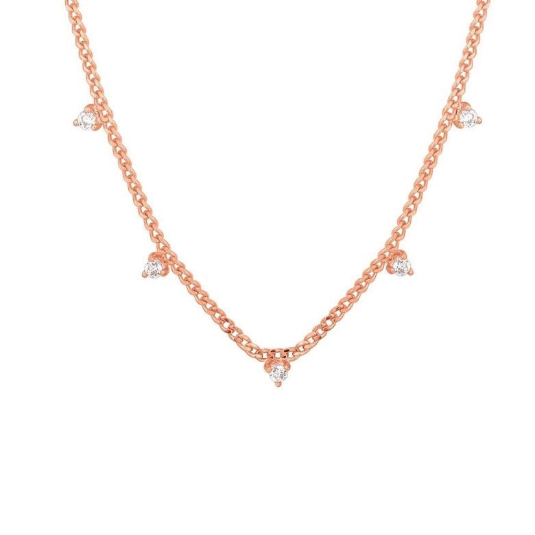 Charm Curb Necklace