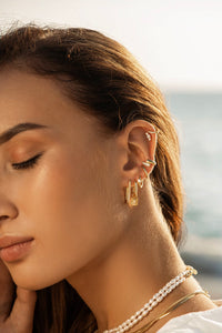 Three Diamond Earstuds