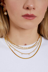 Charm Curb Necklace