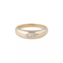 Load image into Gallery viewer, Chunky Baguette Ring, Rosegold