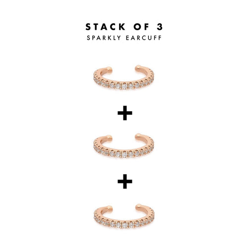 Rosegold Earcuff Set
