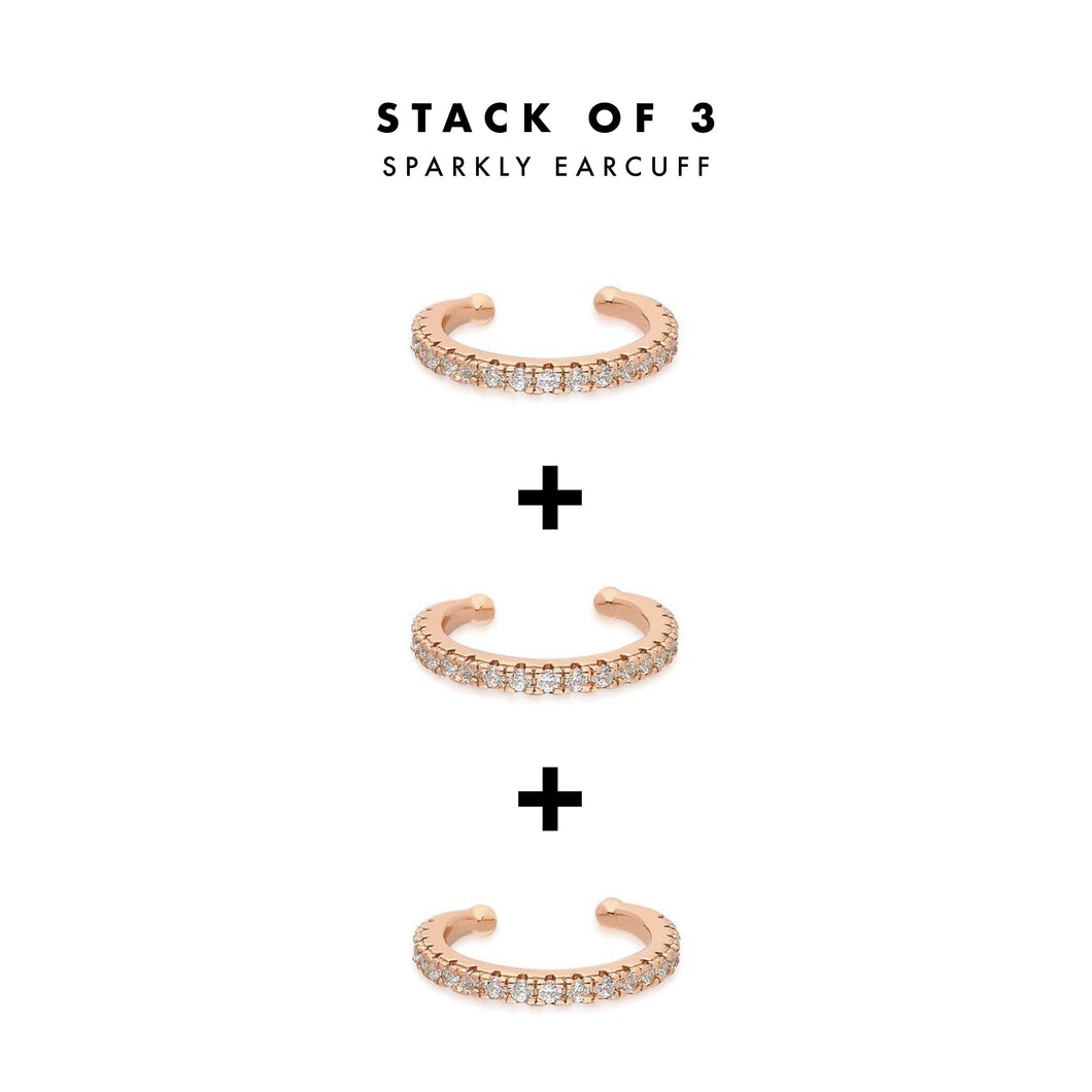 Rosegold Earcuff Set