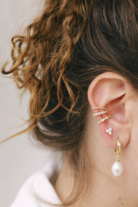 Triangle Flower Earstuds