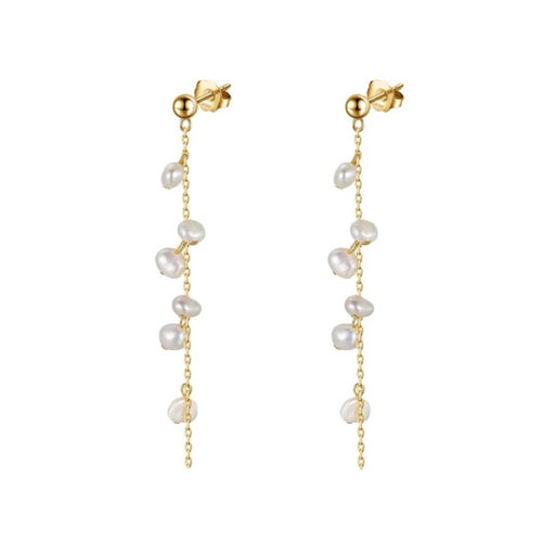 PRE ORDER: Drop Pearl Earrings
