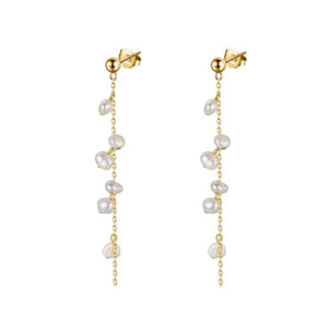 PRE ORDER: Drop Pearl Earrings