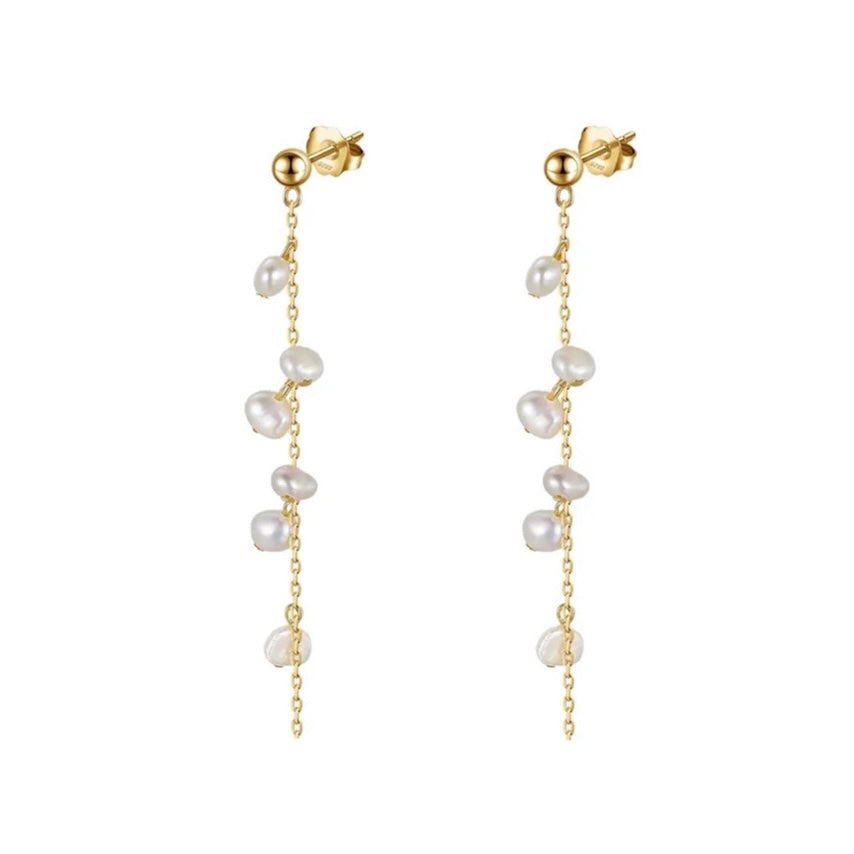 PRE ORDER: Drop Pearl Earrings