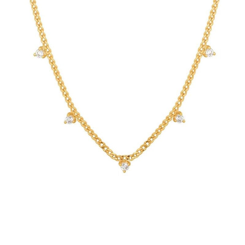 Charm Curb Necklace