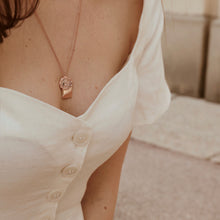 Load image into Gallery viewer, Flower Coin Necklace