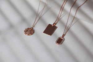 Flower Coin Necklace